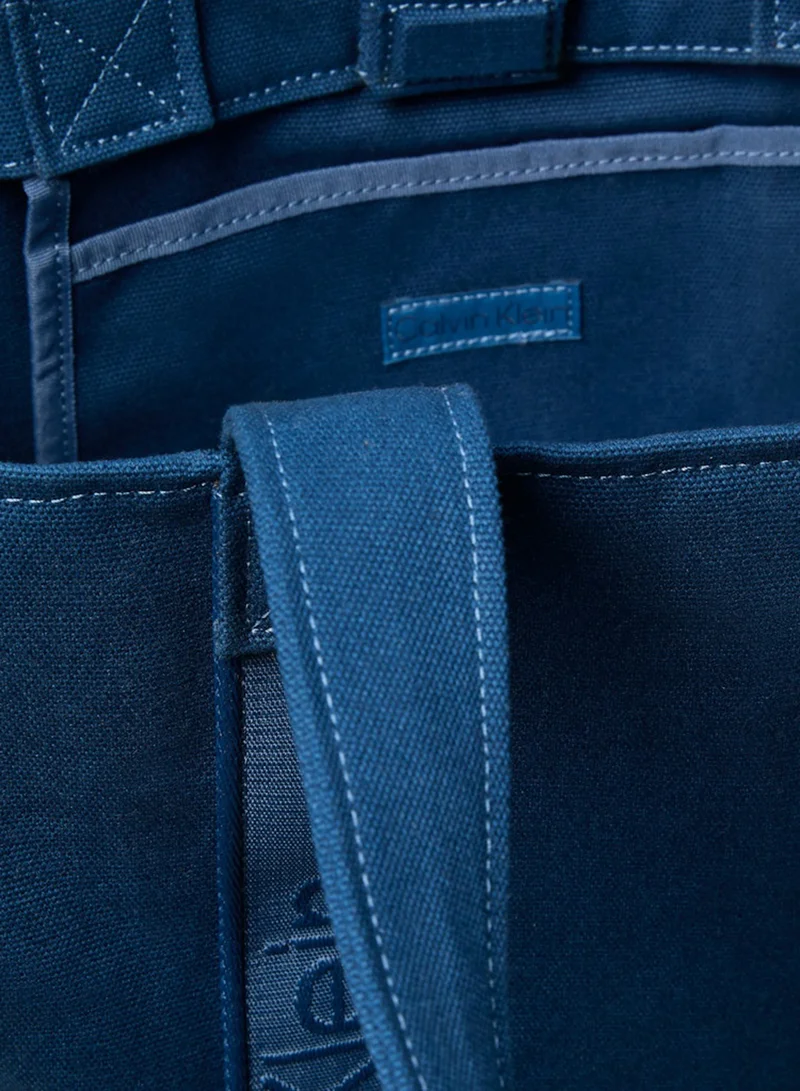 CALVIN KLEIN  Canvas Jacquard Logo Tote Bag for Women | Best Price UAE
